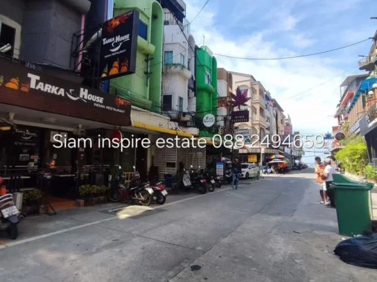 ขาย อาคารพาณิชย์ ใกล้ walking street พัทยา เนื้อที่ ประมาณ