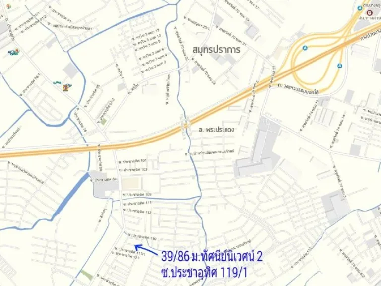 ขายทาวเฮ้าส์ 3 ชั้น ซประชาอุทิศ 1191 เขตทุ่งครุ