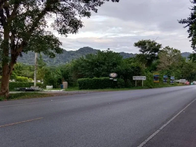 ขายที่ดิน ติดถนนธนะรัชต์ ใกล้ด่านปากทางขึ้นอุทยานเขาใหญ่