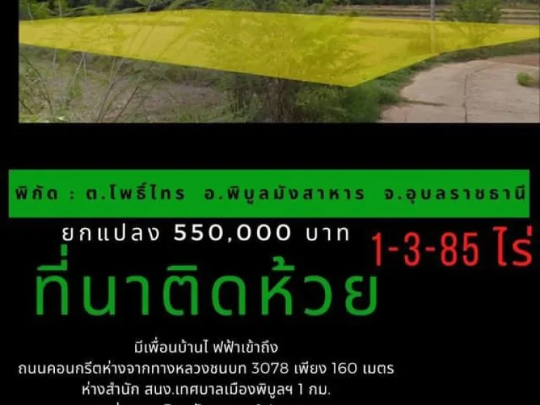 ที่นาติดห้วย