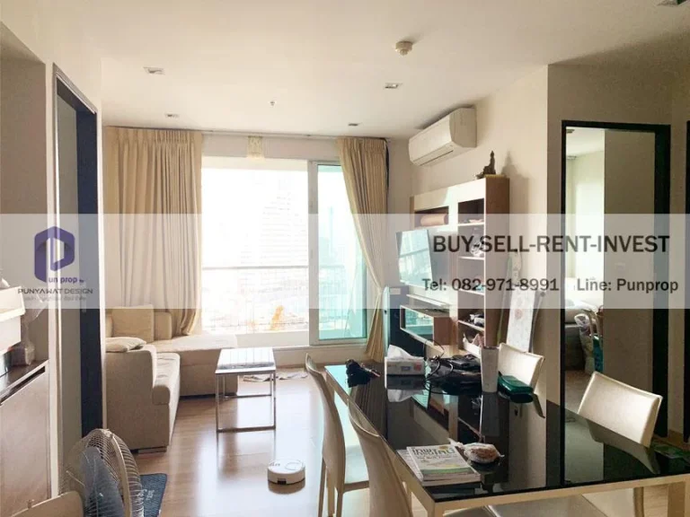 ขาย Rhythm Sathorn ใกล้ BTS สะพานตากสิน 2 ห้องนอน ตึก North 65 ตรม พร้อมอยู่ 95 ล้าน