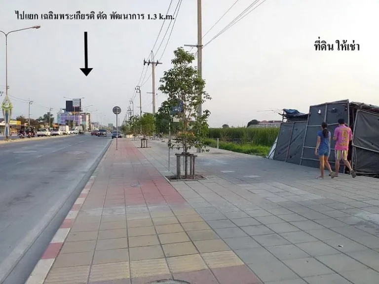 ให้เช่า ที่ดิน 65 ตรวา ติดถนนพัฒนาการตัดใหม่ ทำเลดีมาก ใกล้ถนนซอยอ่อนนุช701 ออกได้หลายทาง