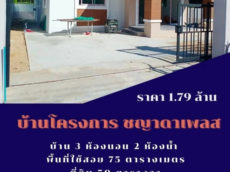 บ้านจัดสรรโครงการ ชญาดาเพลส