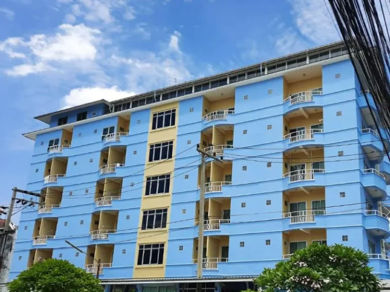 ขายถูกอพาร์ทเม้น Furnished Apartment ถนนศรีนครินทร์ ใก้ลรถไฟฟ้าสายสีเหลือง เนื้อที่ 300ตรว อาคารสูง 7ชั้น พร้อมลิ๊ฟ