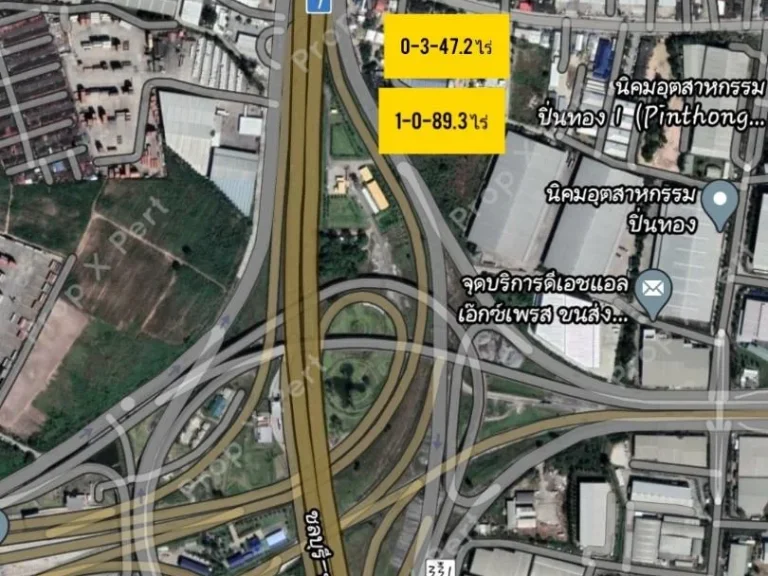 ขายที่ดิน1ไร่ 2แปลง ใกล้นิคมฯปิ่นทอง1 เทศบาลเจ้าพระยาสุรศักดิ์ ห่างมอเตอร์เวย์200ม พื้นที่สีม่วง