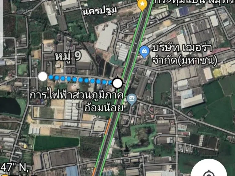 ขายที่ดินพร้อมโรงงานใกล้ถนนพุทธมณฑลสาย5 ซอยเพลินเพชร 1-0-59 ไร่ ขายรวม 25 ล้านบาท พื้นที่สีมะปราง ห่างถนนสาย 5 ประมาณ 500 ม ทำเลดี พื้นที่สว