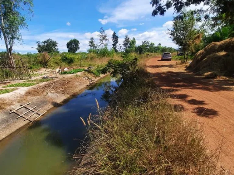 ที่ดินเปล่าติดคลองส่งน้ำชลประทาน