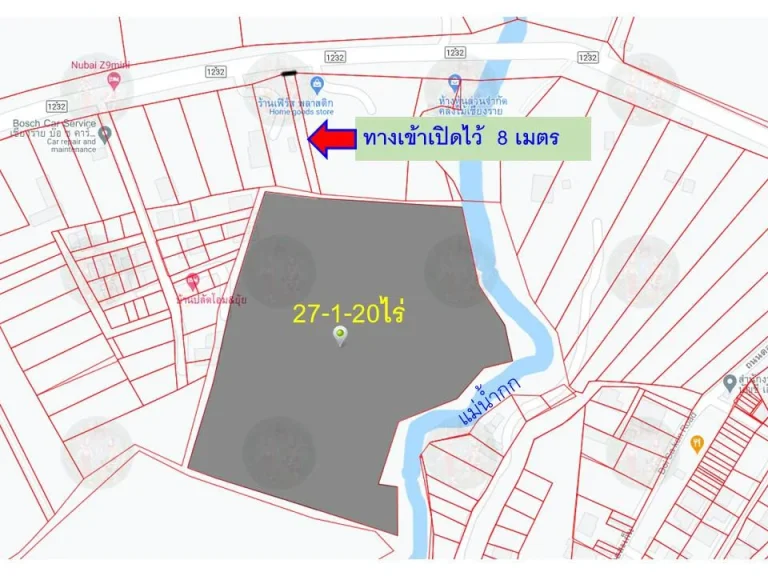 ขาย27-1-20 ไร่ ใกล้สนามบินแม่ฟ้าหลวง พื้นที่สีชมพู เหมาะทำหมู่บ้าน