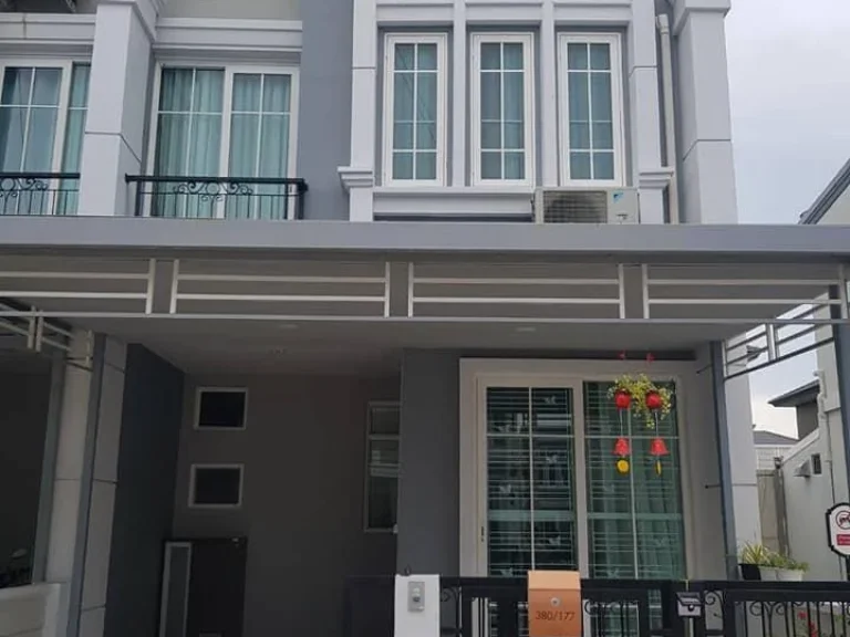 SALE Town home ขายทาวน์โฮม ถนน กาญจนาภิเษก 48 รอเจ้าของตัวจริง บ้านสวย สภาพใหม่ 98 ST119