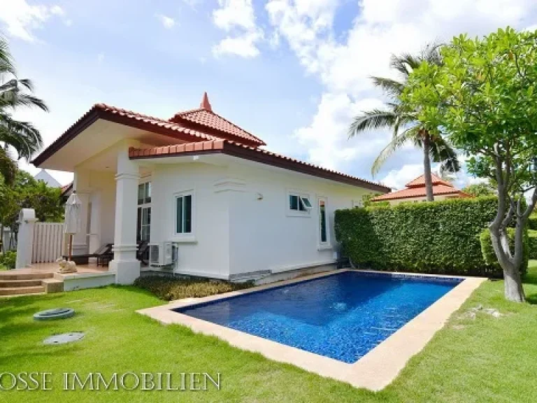 บ้านเช่าพร้อมอยู่ BANYAN POOL VILLA บรรยากาศดี เดินทางสะดวกติดเพชรเกษม