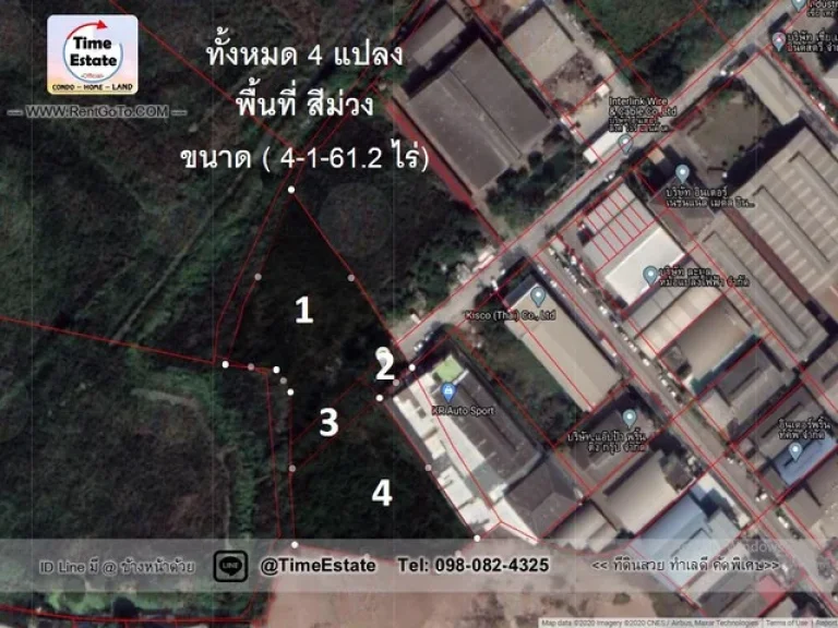 ขายที่ดินพื้นที่สีม่วง 4 ไร่ พุทธมณฑล สาย 5 สามารถสร้างโรงงานได้