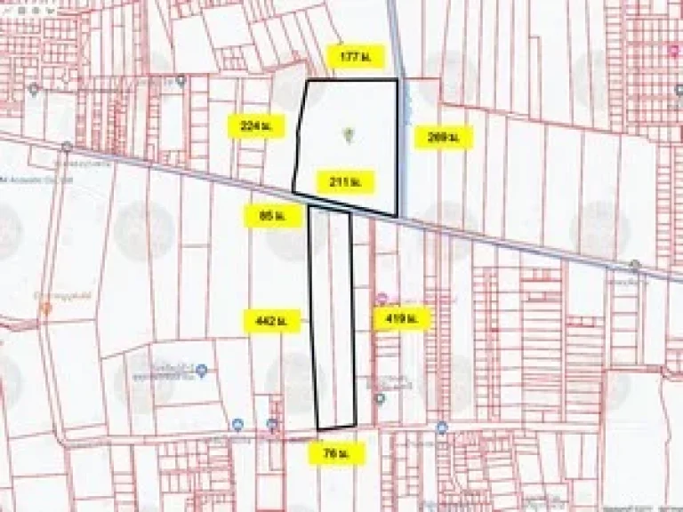 B ขายที่ดิน 51-0-75 ไร่ พุทธมณฑลสาย3 เหมาะทำโครงการจัดสรร