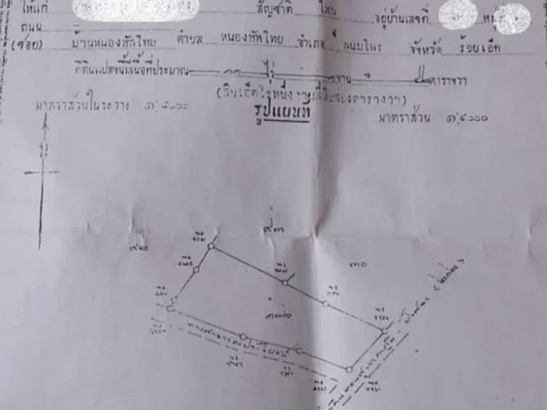 ที่ดินติดถนนใหญ่