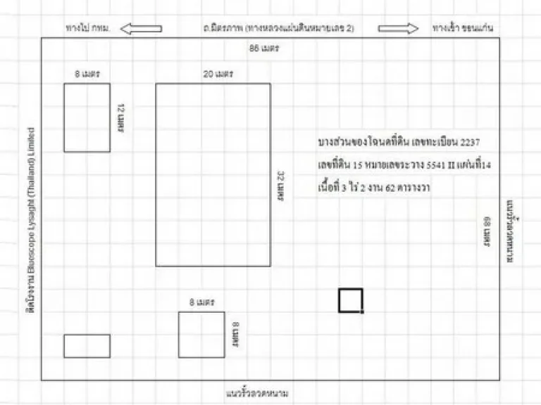 ให้เช่าคลังสินค้า ติดถนนมิตรภาพ บ้านแฮด จขอนแก่น กม23 ทางไปบ้านไผ่