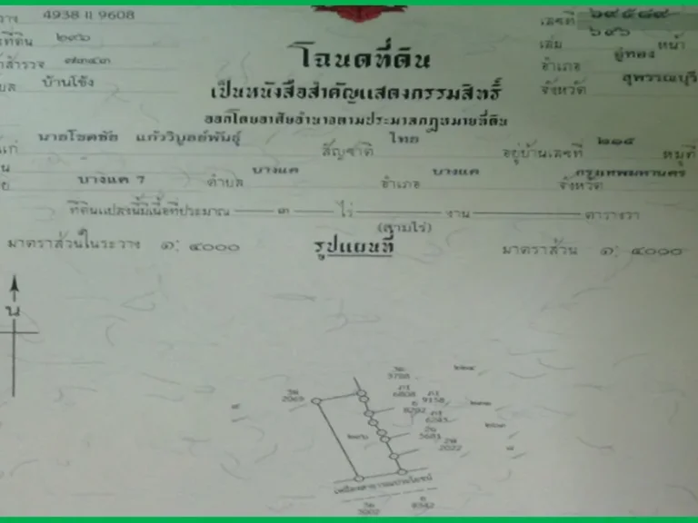 ขายที่ดิน 3 ไร่ ติดคลอง ตบ้านโข้ง สุพรรณ ไร่ละ 330000 บาท อากาศดี ใกล้ โรงพยาบาล โรงเรียน วัด ตลาดนัด 7-11 แค่ 500 ม