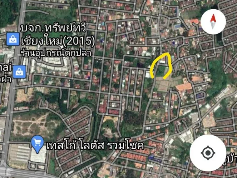 ขายที่ดินติดถนนดำหลังโลตัสรวมโชค