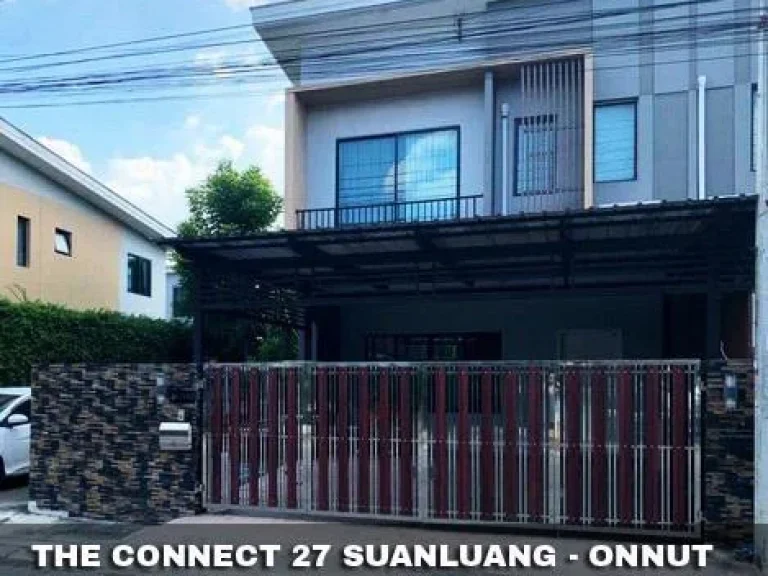 FOR RENT THE CONNECT 27 SUANLUANG-ONNUT 22000 THB