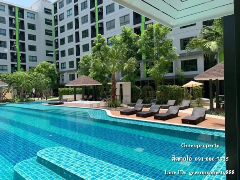 ให้เช่าคอนโด 8000 GRENE CONDO ดอนเมือง-สรงประภา ขนาด 25 ตรม 1 นอน 1 น้ำ เฟอร์เครื่องใช้ไฟฟ้าครบ