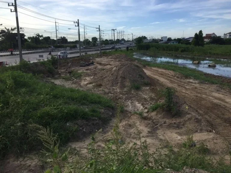 ขายที่ดิน ปทุมธานี ติดถนนรังิต- ปทุม ใกล้สะพานปทุมธานี1