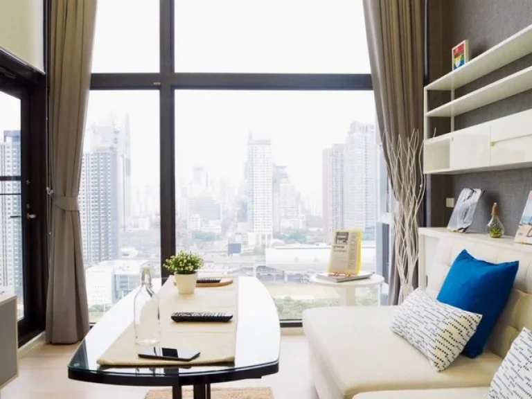 ให้เช่าถูก 23000 บาท Chewathai Residence Asoke 1ห้องนอน ชั้น 19 วิวเมือง ทิศใต้ Duplex