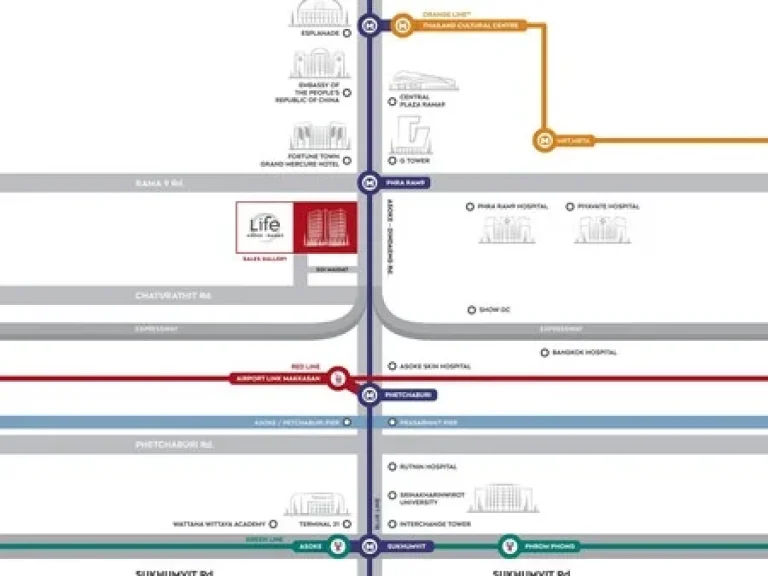 ขายดาวน์ Life Asoke-Rama 9 พื้นที่32ตรม ตึกAชั้น7 ใกล้รถไฟฟ้า ราชเทวี กทม