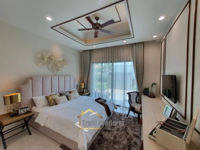 Brand New Hua Hin No Common Fee House For Sale ขาย บ้านเดี่ยว ไม่มีค่าส่วนกลาง แต่งครบพร้อมอยู่