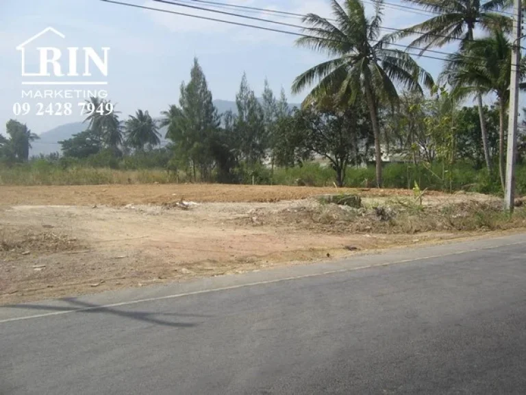 ขายที่ดินติดถนนหนองยิงหมี ใกล้เขื่อนปราณบุรี ประจวบคีรีขันธ์