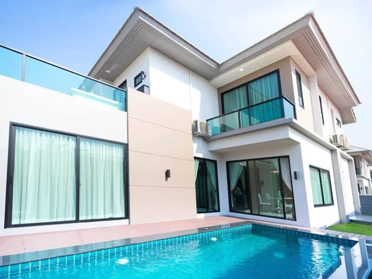 Modern 2 Storey near Bluport Mall House For Saleขาย บ้านเดี่ยวโมเดิร์น แต่งครบ ใกล้ห้างบลูพอร์ต