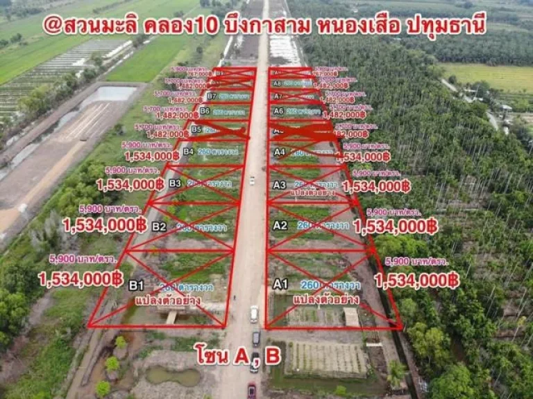 ที่ดินสวยแบ่งขายเงินผ่อน 3-5 ปี