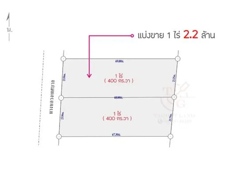 ขายที่ดินใกล้ มแสตมฟอร์ด 1 ไร่ 22 ล้าน