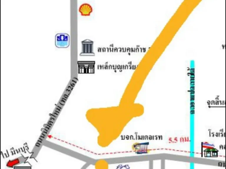 ขายที่ดินใกล้คลองสามวา เนื้อที่ 13 ไร่ 3 งาน ตคลองสามวาตะวันออก อคลองสามวา จกรุงเทพมหานคร