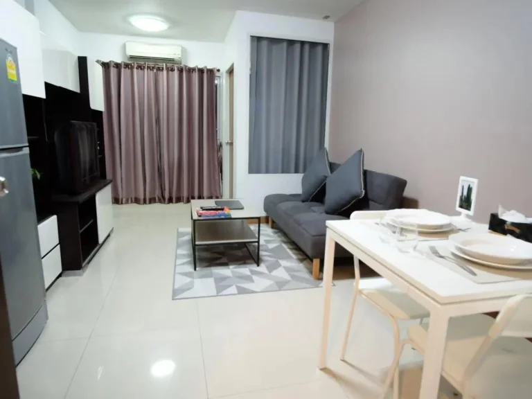 ให้เช่าคอนโด IVY รัชดา 1ห้องนอน ตึก A ใกล้ MRTสุทธิสาร Fully Furnished