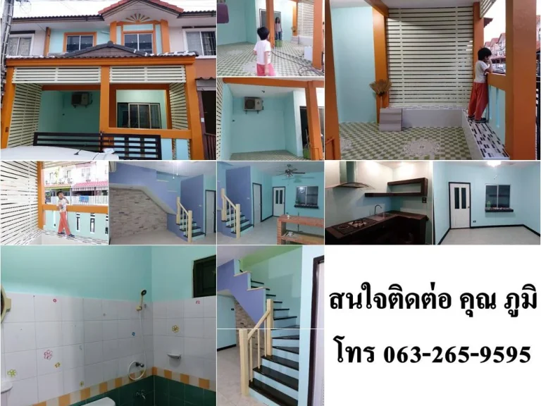 ขายทาวน์เฮ้าส์ หมู่บ้านพฤกษา39 บางใหญ่ ปรับปรุงใหม่พร้อมเข้าอยู่