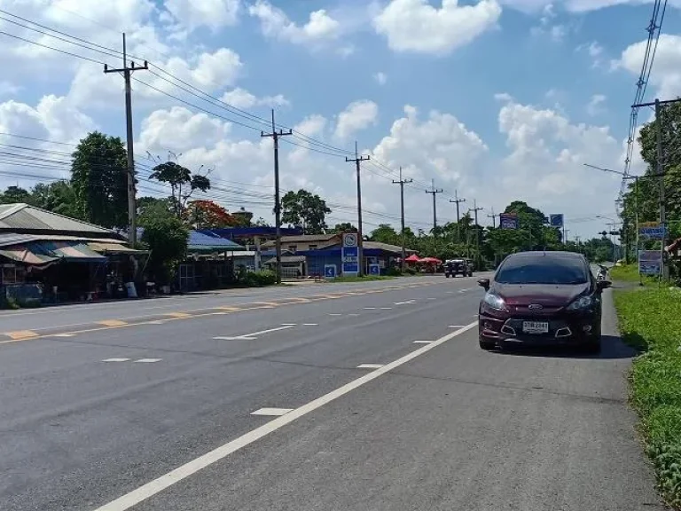 ขายที่ดิน 5 ไร่ ติดถนนสี่เลนส์ ใกล้สามแยกแก่งคอย ถนนบ้านนา-แก่งคอย อบ้านนา จนครนายก