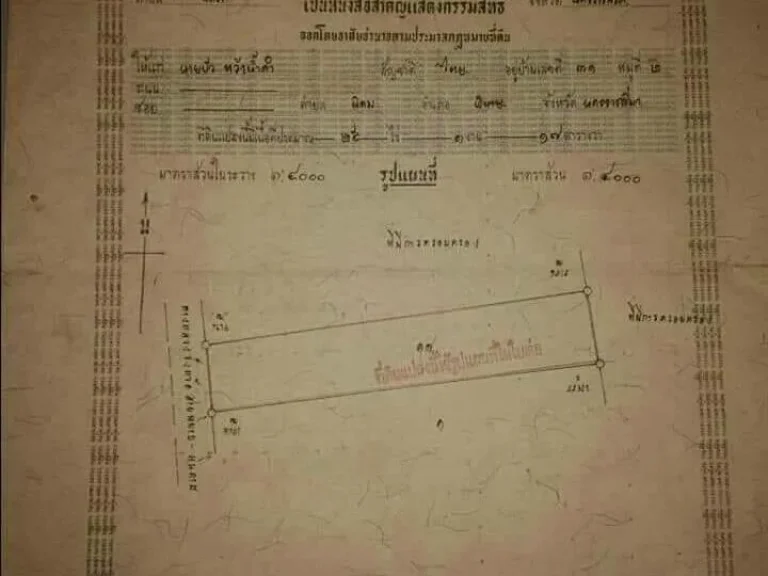 ที่ดิินสวยโคราช23ไร่ ราคาถูก