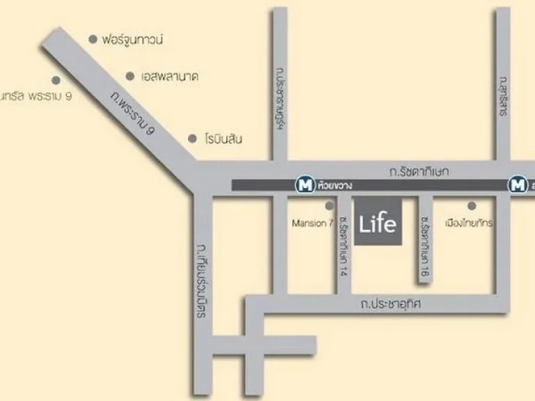 ขาย ห้องใหม่ Life Ratchadapisek ขนาด 3178 ตรม ตึก B ชั้น 12 วิวสวน เฟอร์ครบ ระเบียงทิศเหนือ