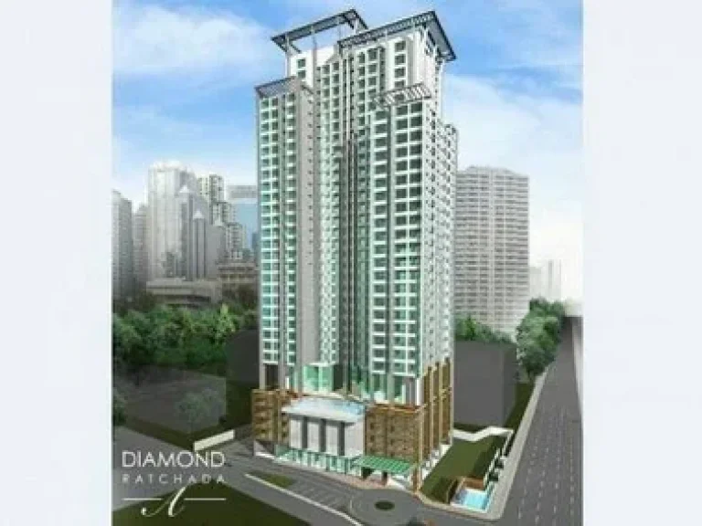 ขายคอนโด ไดมอนด์ รัชดา ซอย 12 Diamond Ratchada 2 ห้องนอน 1ห้องน้ำ พื้นที่ 48 ตรม