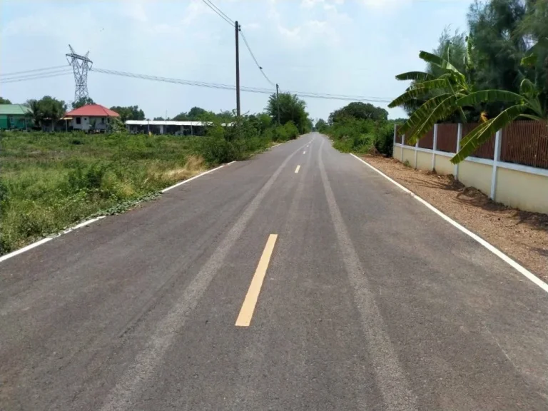 ขายที่ดินเปล่าแปลงสวยติดถนนลาดยางน้ำไฟพร้อมร้อนเงิน