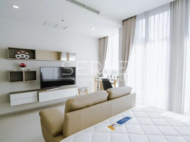 Cozy Homey Style Studio with Partition 40 K ให้เช่าที่คอนโด Noble Ploenchit BTS Phloen Chit