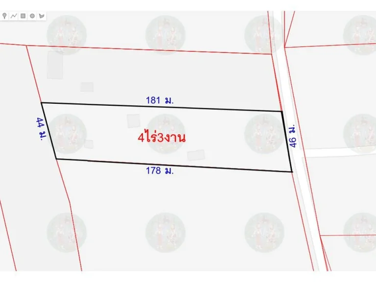 ขาย 4ไร่ 3งาน เขาคันทรง สีม่วงอ่อน