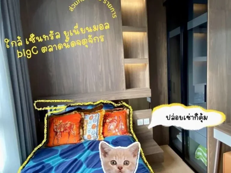 ขาย คอนโดเลี้ยงสัตว์ ห้องใหญ่สุด ตรม