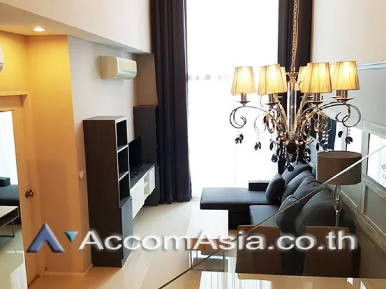 Duplex Villa Asoke Condominium 2 Bedroom For Rent MRT Phetchaburi - ARL Makkasan in Sukhumvit Bangkok