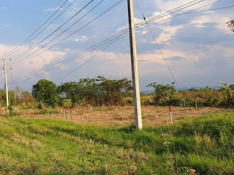 ขายที่ดินติดถนนใหญ่สันกำแพที่งแม่ออนสายใหม่