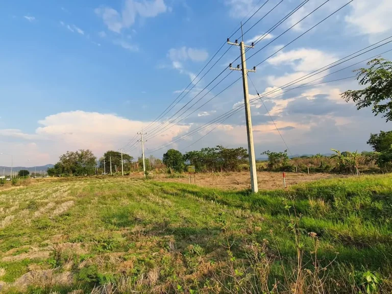 ด่วน ที่ดินติดถนนสันกำแพงสายใหม่1317 เยื้องโรงพยาบาลสันกำแพง ถูกสุดๆ ทำเลทอง ใกล้สนามบินเชียงใหม่แห่งที่2