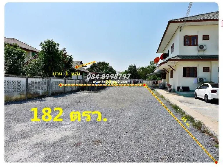 ขาย ที่ดิน พุทธมณฑล สาย1 ตลิ่งชัน 182 ตรวา ถมแล้ว