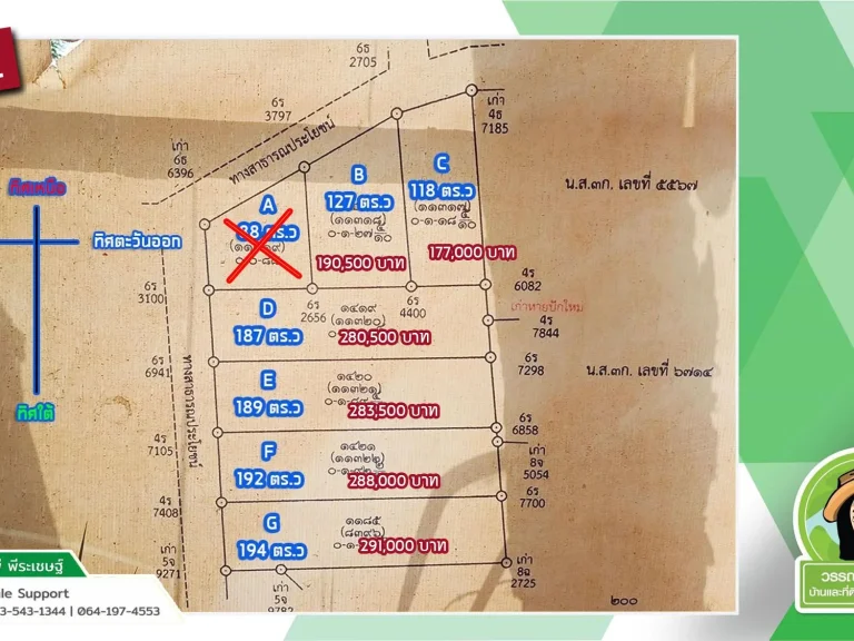 ที่ดินเปล่า ราคาถูก สำหรับสร้างบ้านบ้านท่าช้างซบ้านดอนจันทร์