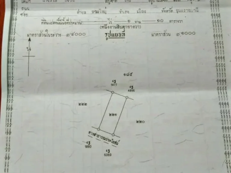 ด่วนขายที่ดินราคาถูกก อเดชอุดม ที่ดินตั้งอยู่ บ้านหนองสำราญ อำเภอเดชอุดม ขายยกแปลง 120000 บ พื้นที่ 1 งาน 17 ตรว