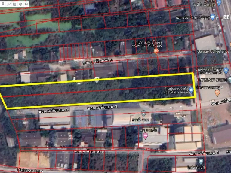 ขายที่ดิน3-2-46 ไร่ ตรงข้าม มศิลปากร ฝั่งมาลัยแมน