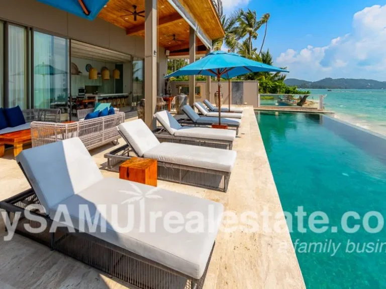 For sale Beachfront VillaHotel 6 Bedrooms near Lamai Koh Samui