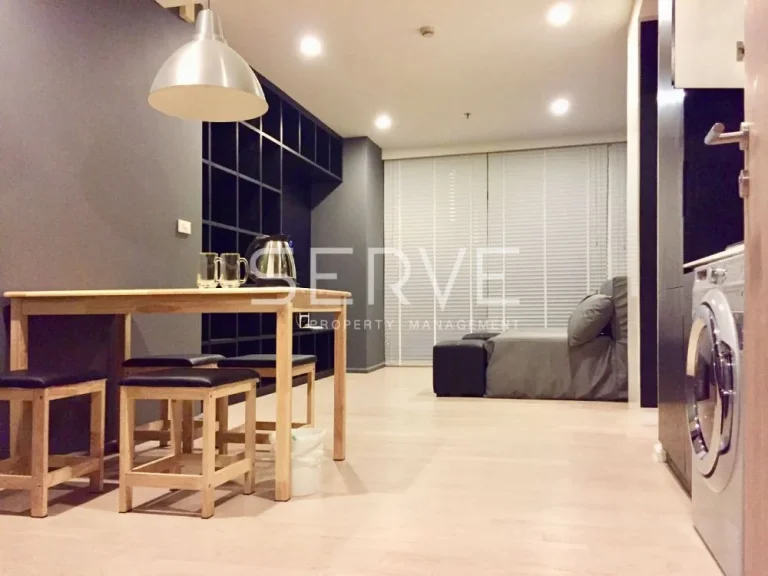 ให้เช่าห้องสวยคอนโด Noble Remix BTS ทองหล่อ Modern Style Large Studio with Bathtub 30 K